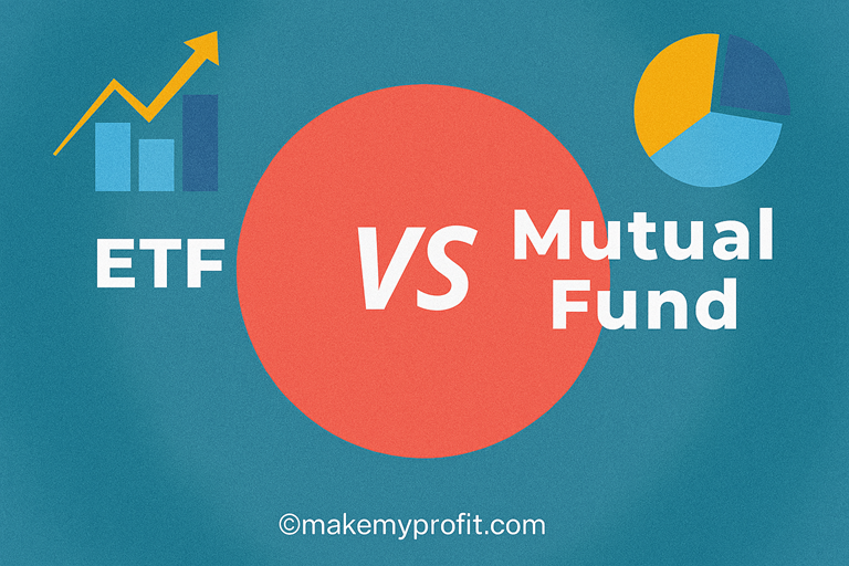 Makemyprofit.com Finance article ETF vs Mutual Funds
